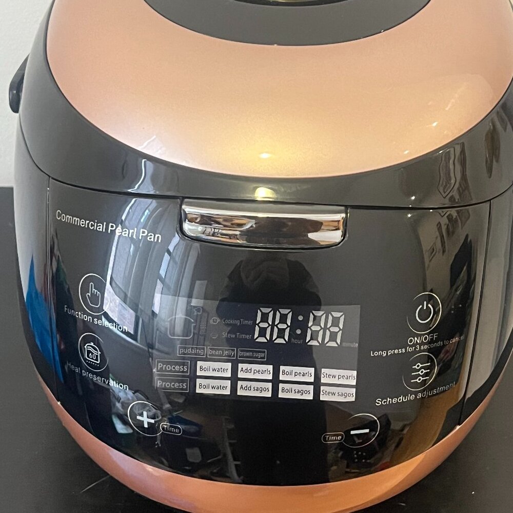 5L Commercial Fully Automatic Pearl Pot, Cooker Pearl Maker by JOYGOGO